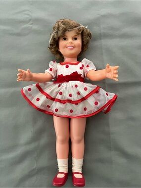Shirley Temple 1973 Ideal Red Polka Dot Dress Doll #1125